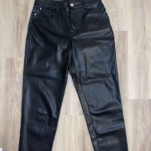 Zara leather pants